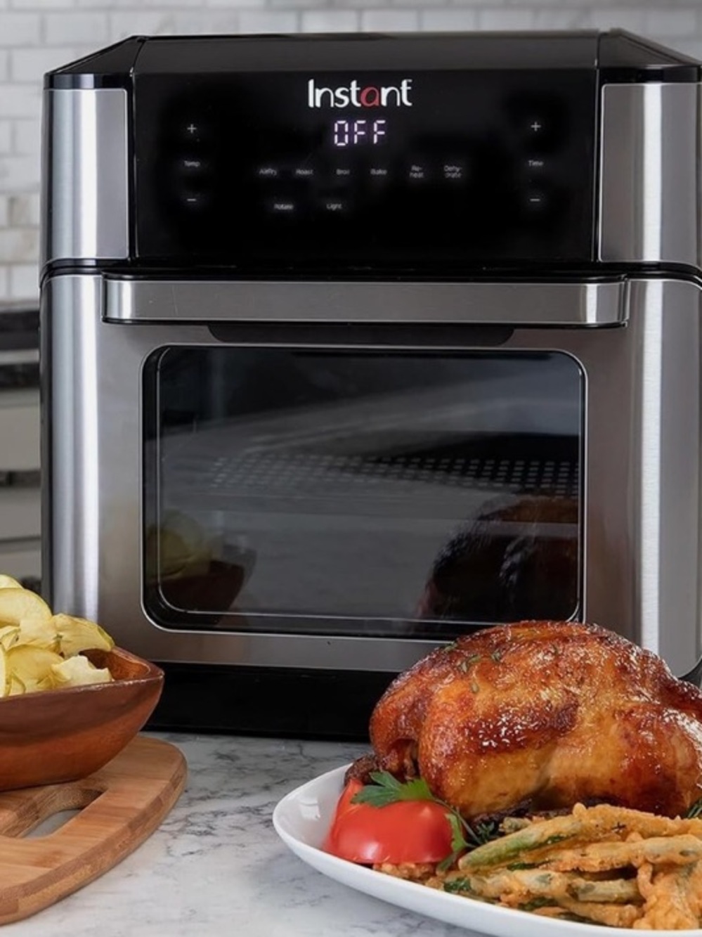 Instant Vortex Plus 10 Quart Air Fryer Oven - Stainless Steel